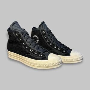 Converse Chuck 70 High Top Sherpa Black Men’s Size 6 / Women’s 8
